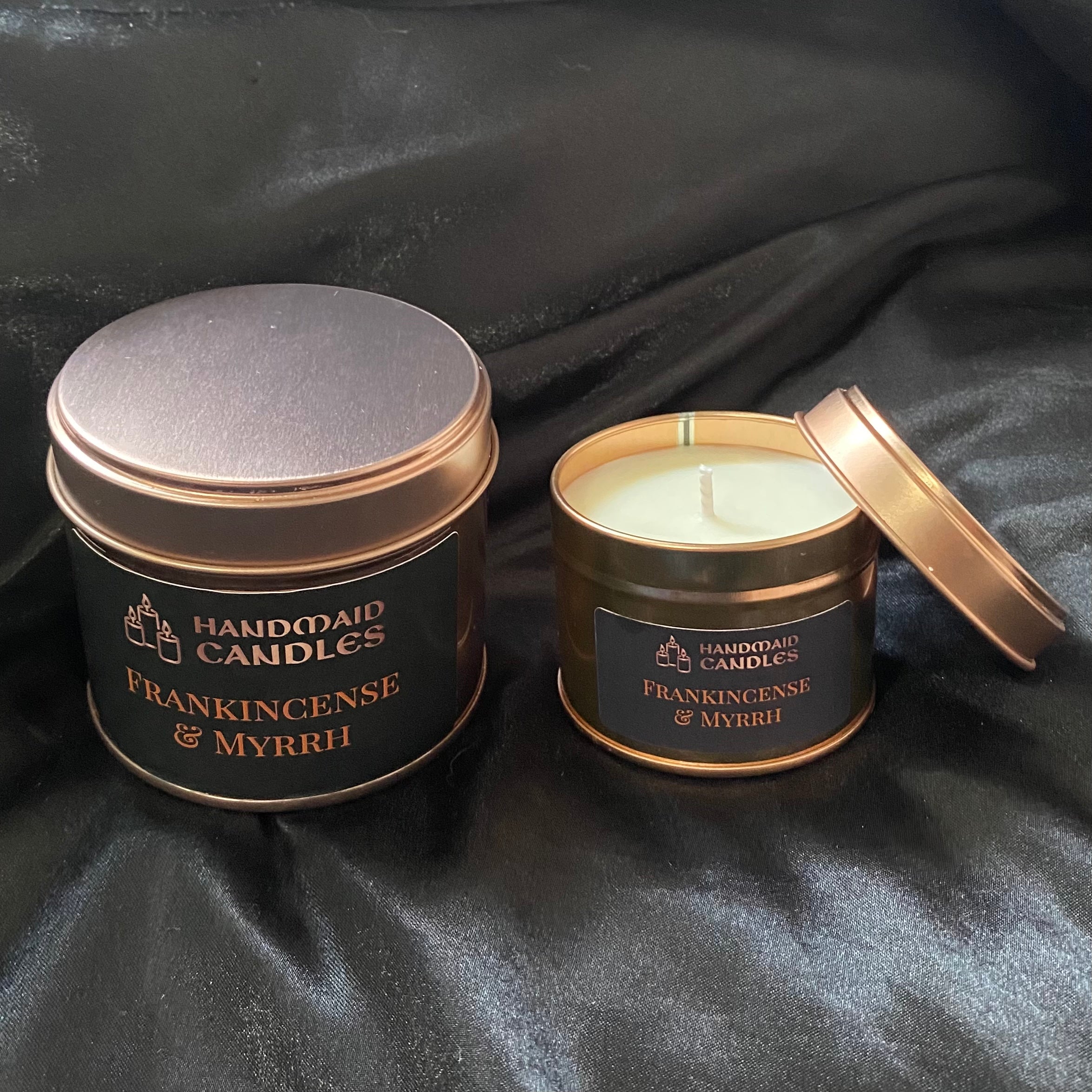 Frankincense & Myrrh Scented Candle – handmaidgifts