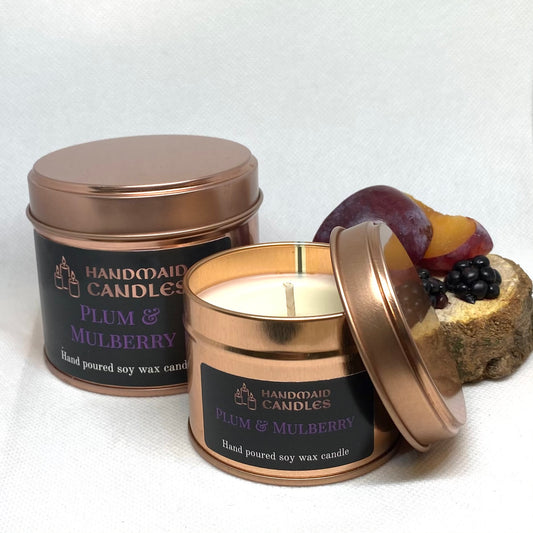 Plum & Mulberry Scented Candle