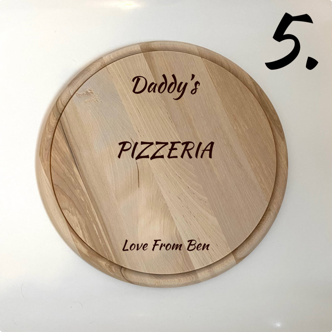 Personalised Pizza Board