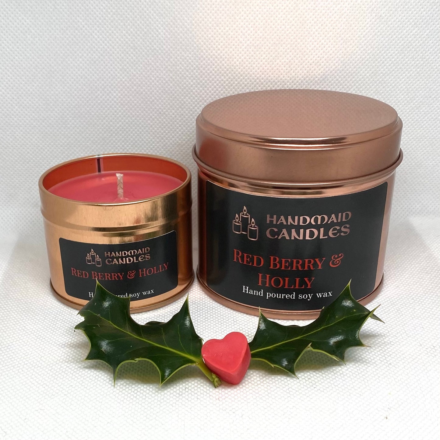 Red Berry & Holly Scented Candle