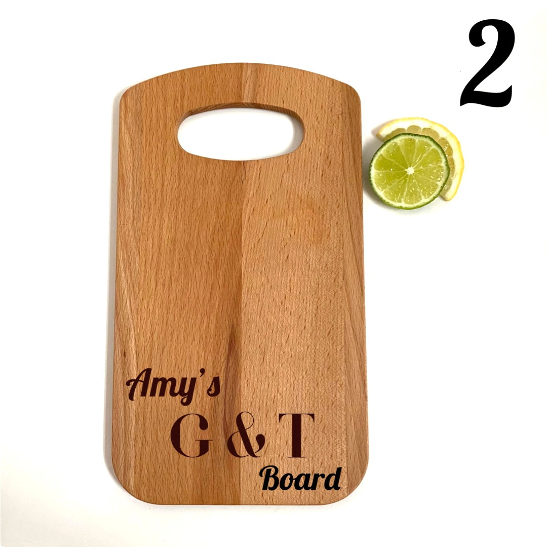 Personalised Gin Board