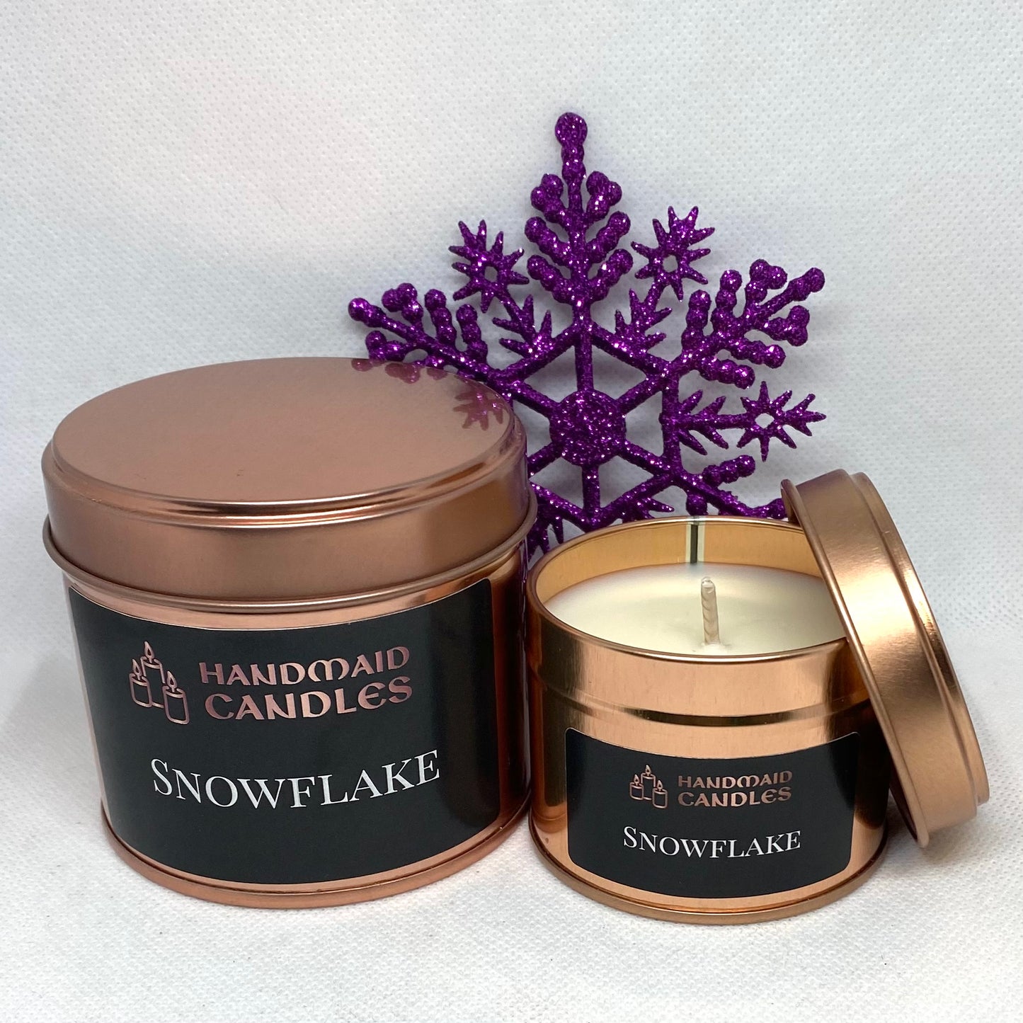 Snowflake Scented Candle