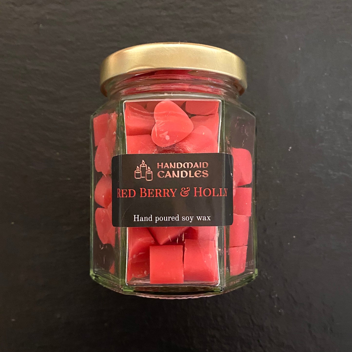 Red Berry & Holly Wax Melts Jar