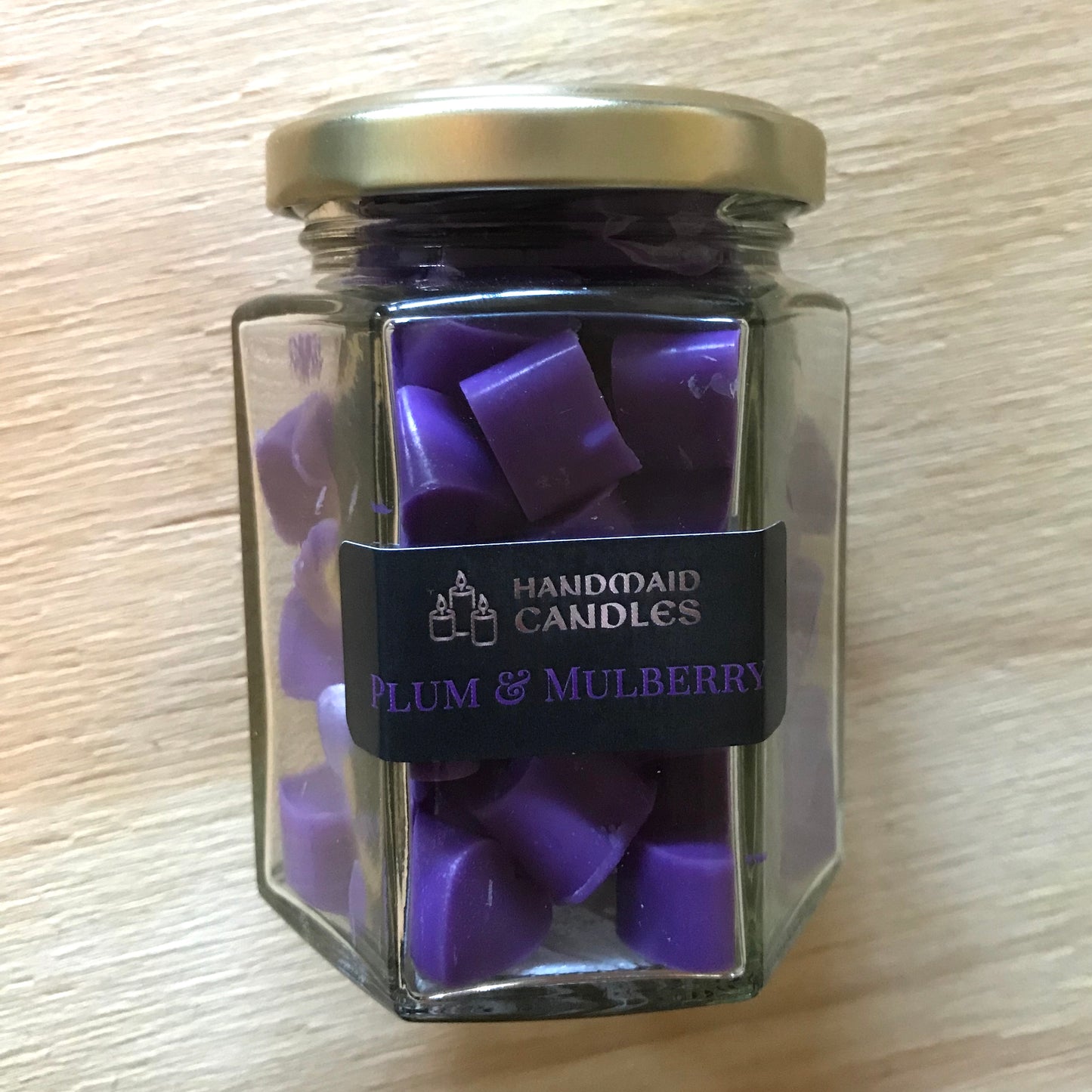 Plum & Mulberry Scented Wax Melts Jar