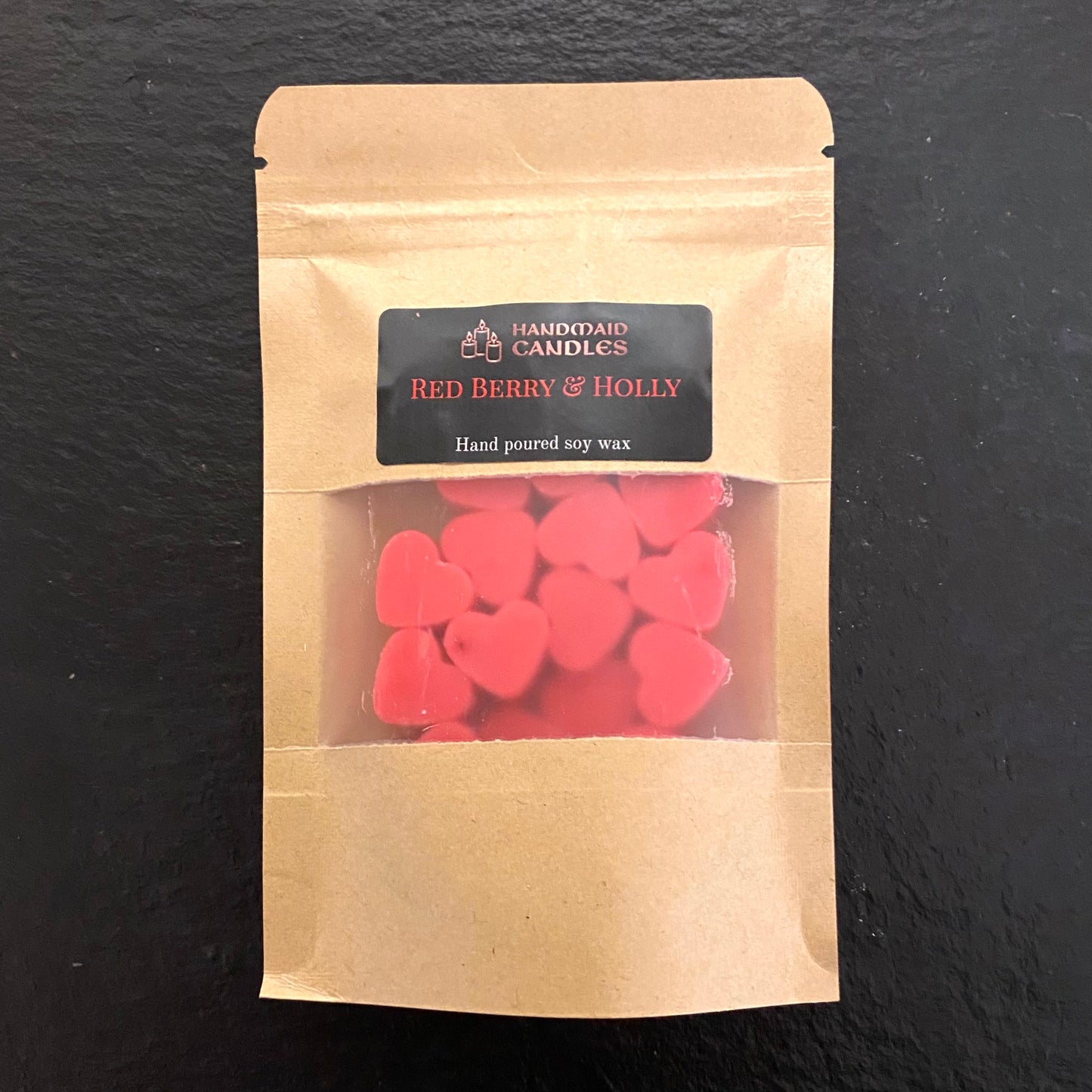 Red Berry & Holly Scented Wax Melts Bag