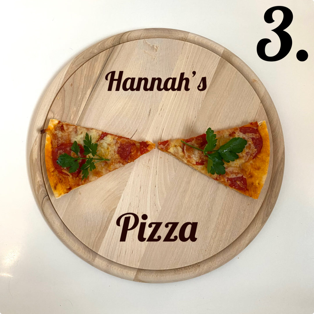 Personalised Pizza Board